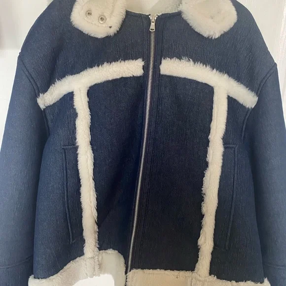 URBAN OUTFITTERS FAUX FUR SHEARLING JACKET XXXL BRAND NEW
